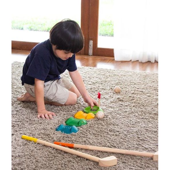 Plan Toys Mini Golf - Full Set Toddler And Pretend Play Plan Toys