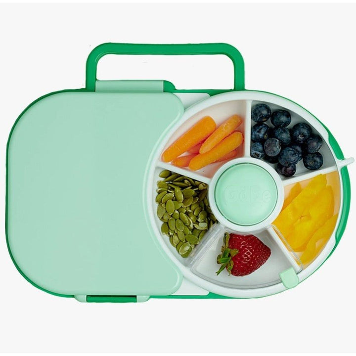 Gobe Kids Lunchbox with Snack Spinner Food Storage GoBe Sage Green  