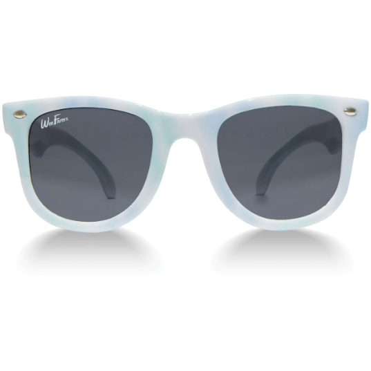 WeeFarers Polarized Sunglasses - Tie Dye Blue-Green Sunglasses WeeFarers   