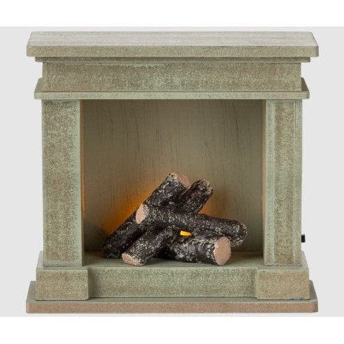 Maileg - Fireplace, Miniature Dusty green