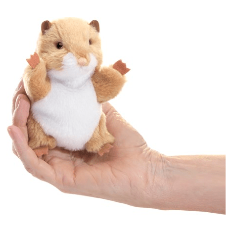 Folkmanis Finger Puppet - Mini Hamster Finger Puppet Folkmanis   