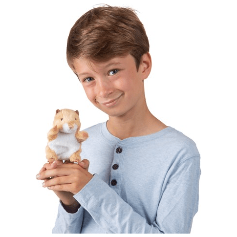 Folkmanis Finger Puppet - Mini Hamster Finger Puppet Folkmanis   