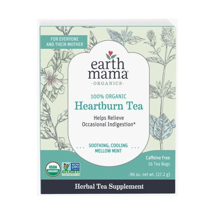 Earth Mama Organics Heartburn Tea Supplements & Remedies Earth Mama Organics   