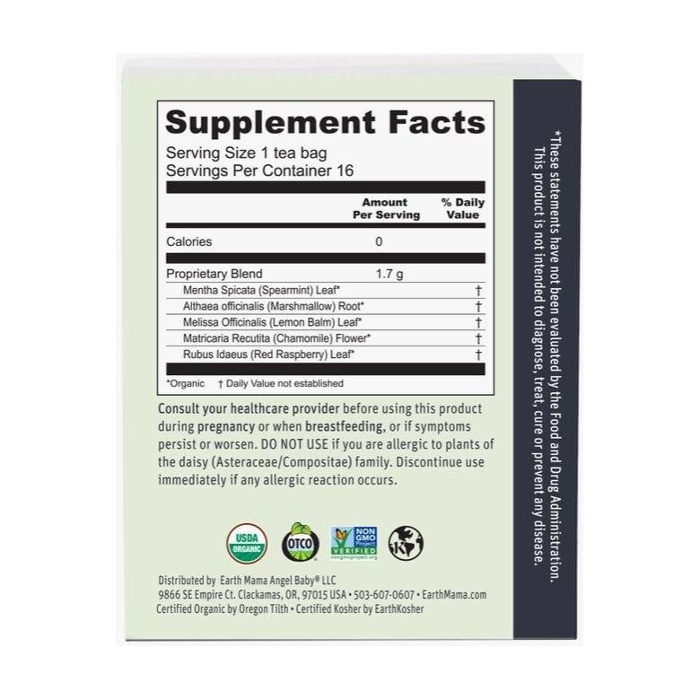 Earth Mama Organics Heartburn Tea Supplements & Remedies Earth Mama Organics   