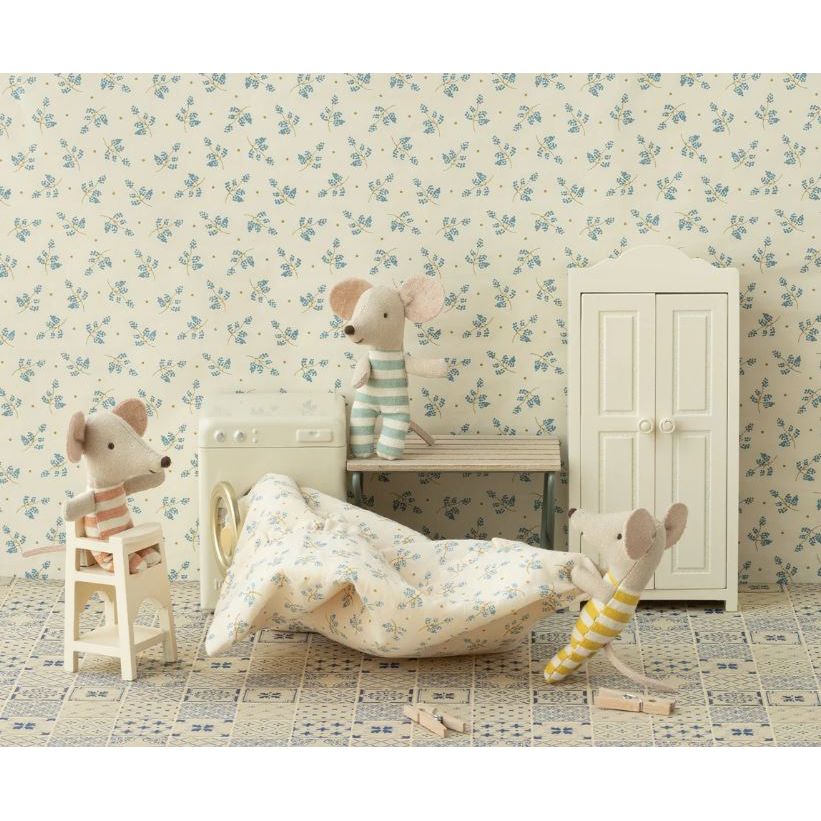 Maileg Mouse High Chair- Off White Mouse House furniture Maileg
