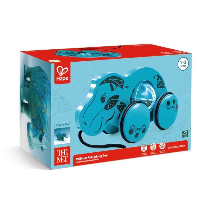 Hape - The Met - William Pull-Along Toy Pull-Along Toys Hape