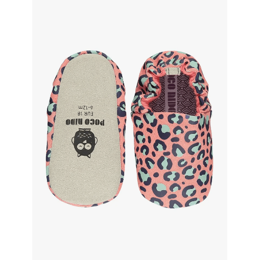 Poco Nido Mini Shoes- Leopard Pink Footwear Poco Nido   