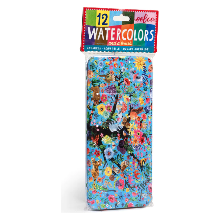 eeBoo Butterflies 12 Watercolors | The Natural Baby Company