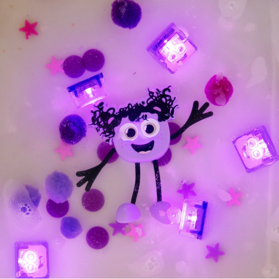 Glo Pals Characters - Purple Lumi - NEW! Bath Time Glo Pals   