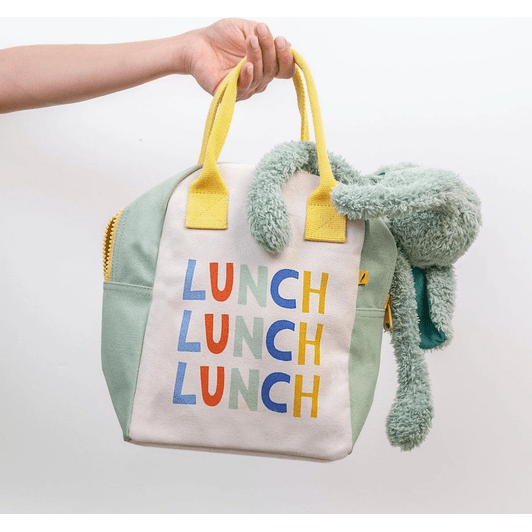 Fluf Zipper Lunch Bag Triple Lunch The Natural Baby Company