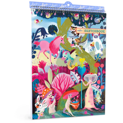 Eeboo Animal Color eeBoo Magical Creatures Sketchbook | The Natural Baby Company