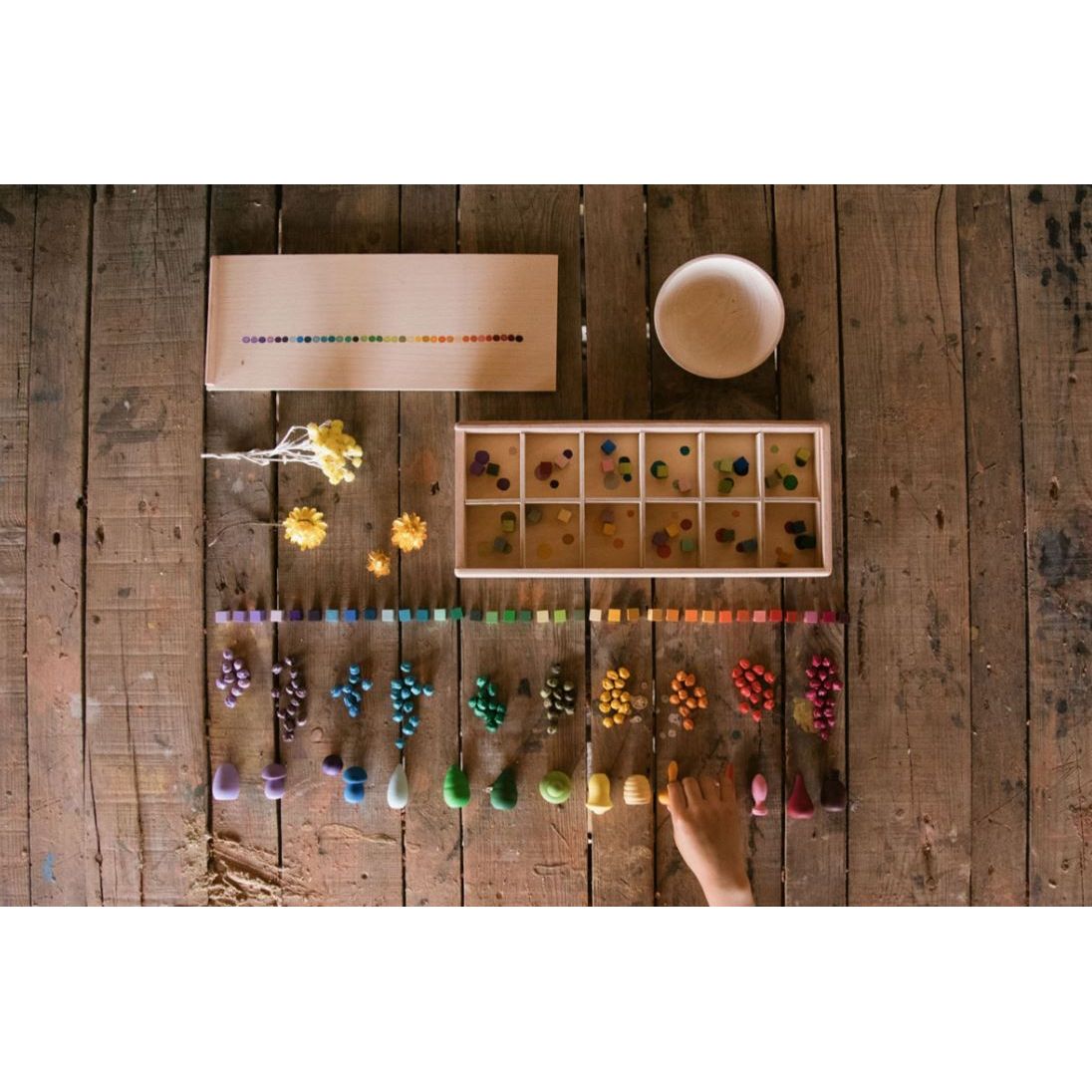 グラパット　grapat Mis & Match Grapat Mis and Match Play Set - Color Sorting Wooden Toy – The