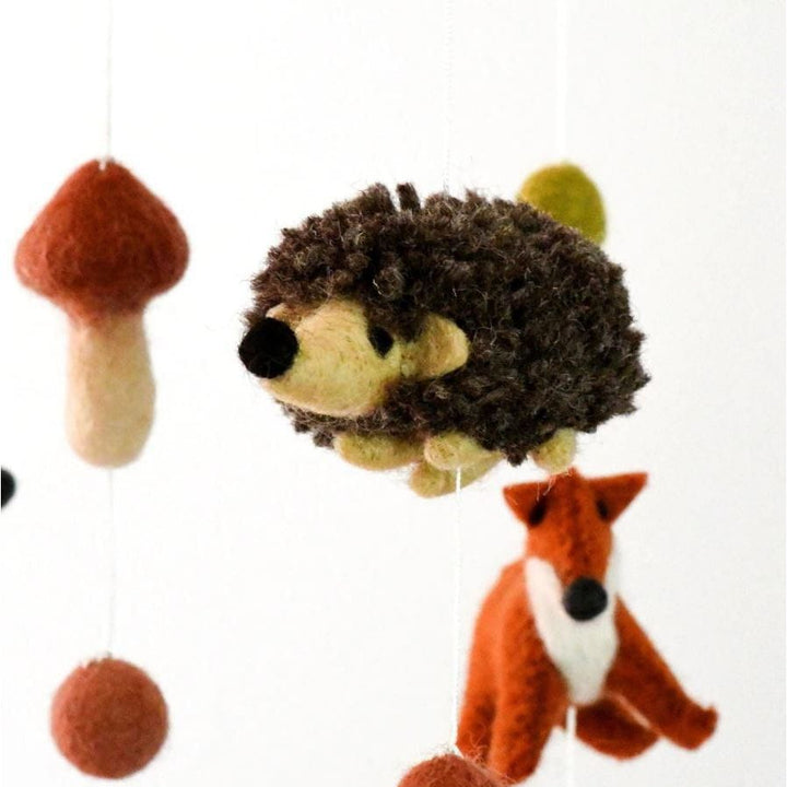 Tara Treasures Nursery Cot Mobile - Natural Woodlands Baby Mobiles Tara Treasures