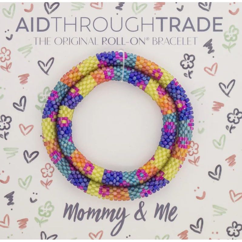 Aid through Trade - Mommy & Me Bracelets -Set of 2 Accessory Aid Through Trade Finger Paint  