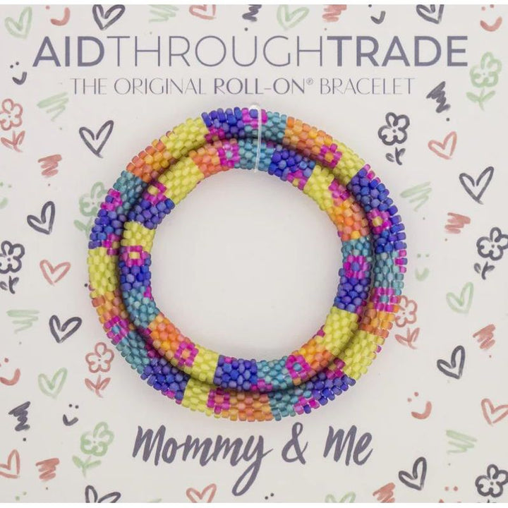 Aid through Trade - Mommy & Me Bracelets -Set of 2 Accessory Aid Through Trade Finger Paint  