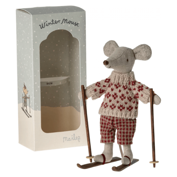 Maileg Winter Mouse, Mum Dolls Maileg   