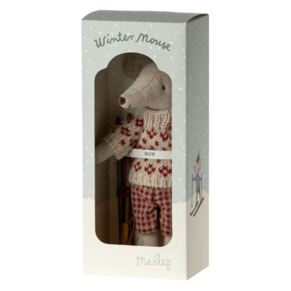 Maileg Winter Mouse, Mum Dolls Maileg   