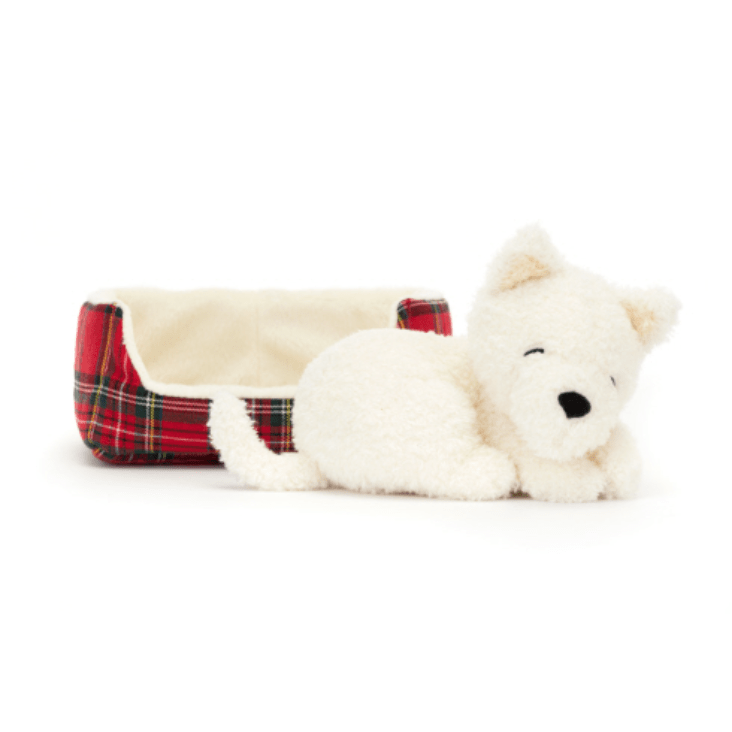 Jellycat Napping Nipper Westie Dogs & Puppies Jellycat   