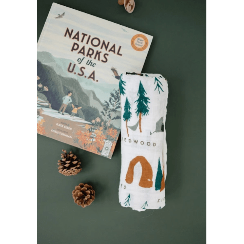Clementine Kids National Parks Swaddle Swaddles & Blankets Clementine Kids   
