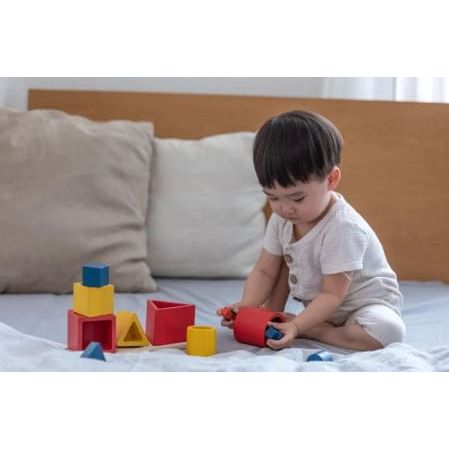 Plan Toys Nesting Puzzle - Unit Plus Puzzle and Educational Plan Toys   