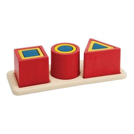 Plan Toys Nesting Puzzle - Unit Plus Puzzle and Educational Plan Toys   