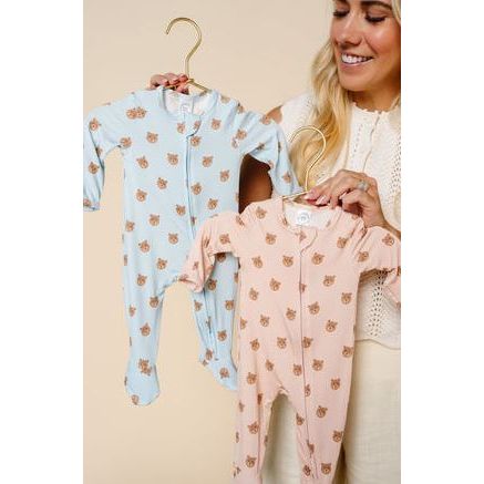 Lou Lou &amp; Company Zippered Footie - Honey