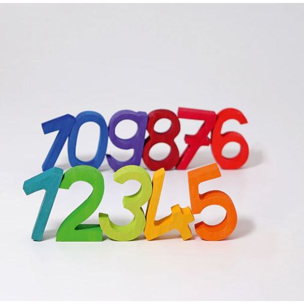 Grimm's Building Set Numbers Sorting & Stacking Toys Grimm's