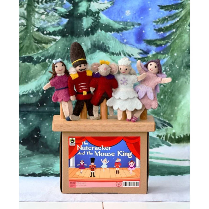Tara Treasures Nutcracker and the Mouse King Finger Puppet Set