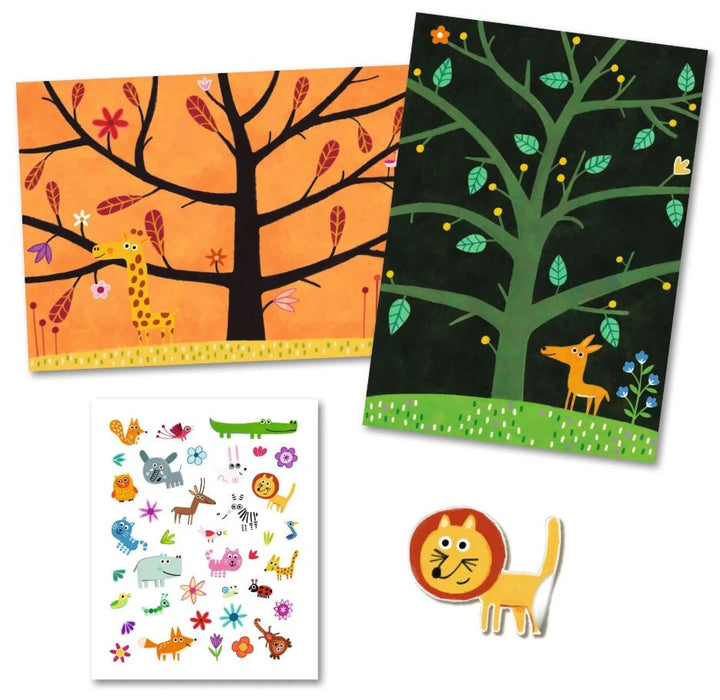 Djeco Off-Ground Tag Repositionable Stickers