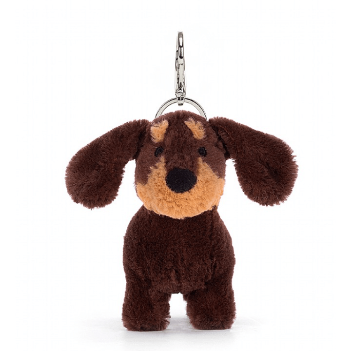 Jellycat Otto Sausage Dog Bag Charm key chain Jellycat   