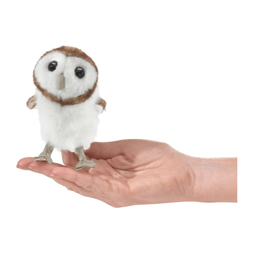 Folkmanis Finger Puppet - Mini Owl, Barn Finger Puppet Folkmanis   
