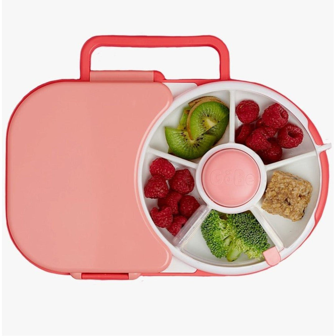 Gobe Kids Lunchbox with Snack Spinner Food Storage GoBe Watermelon Pink  