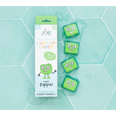 Glo Pals 4 Pack - Green Pippa Bath Time Glo Pals   