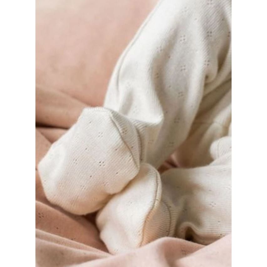 Colored Organics Pointelle Footed Sleeper Layette Colored Organics   