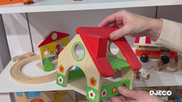 Djeco Minifarm Wooden Farm Set Wooden Toys Djeco