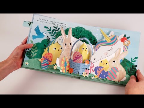 Up with Paper Pop Up Book - Unicorn Easter Books Jumping Jack Press