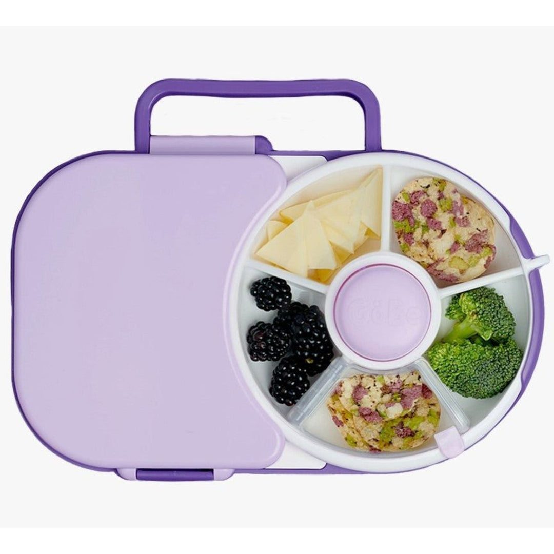 Gobe Kids Lunchbox with Snack Spinner Food Storage GoBe Grape Purple  