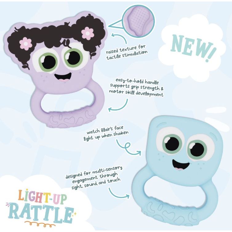 Glo Pals Light Up Rattle Grasping Toys & Rattles Glo Pals