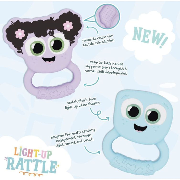 Glo Pals Light Up Rattle Grasping Toys & Rattles Glo Pals