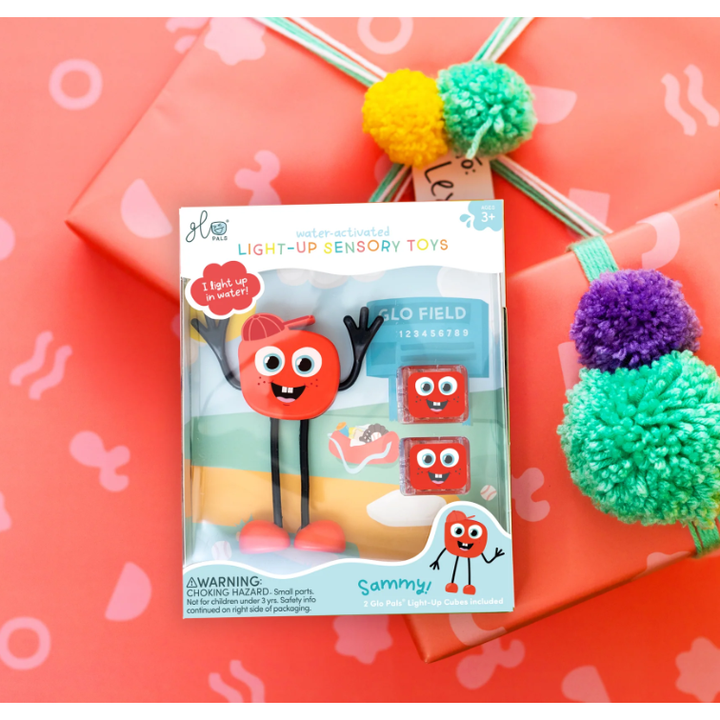 Glo Pals Characters - Red Sammy New Bath Time Glo Pals   