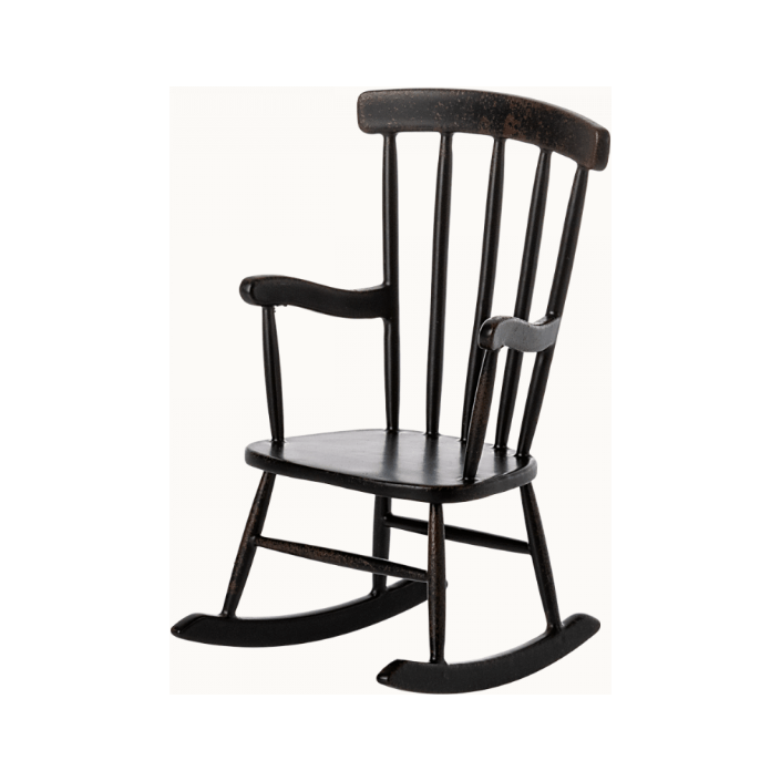 Maileg Rocking Chair. Mouse- Anthracite Rocking Chair Maileg   