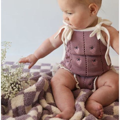 Forever French Knit Ruffle Romper - Matilda Romper Forever French Baby