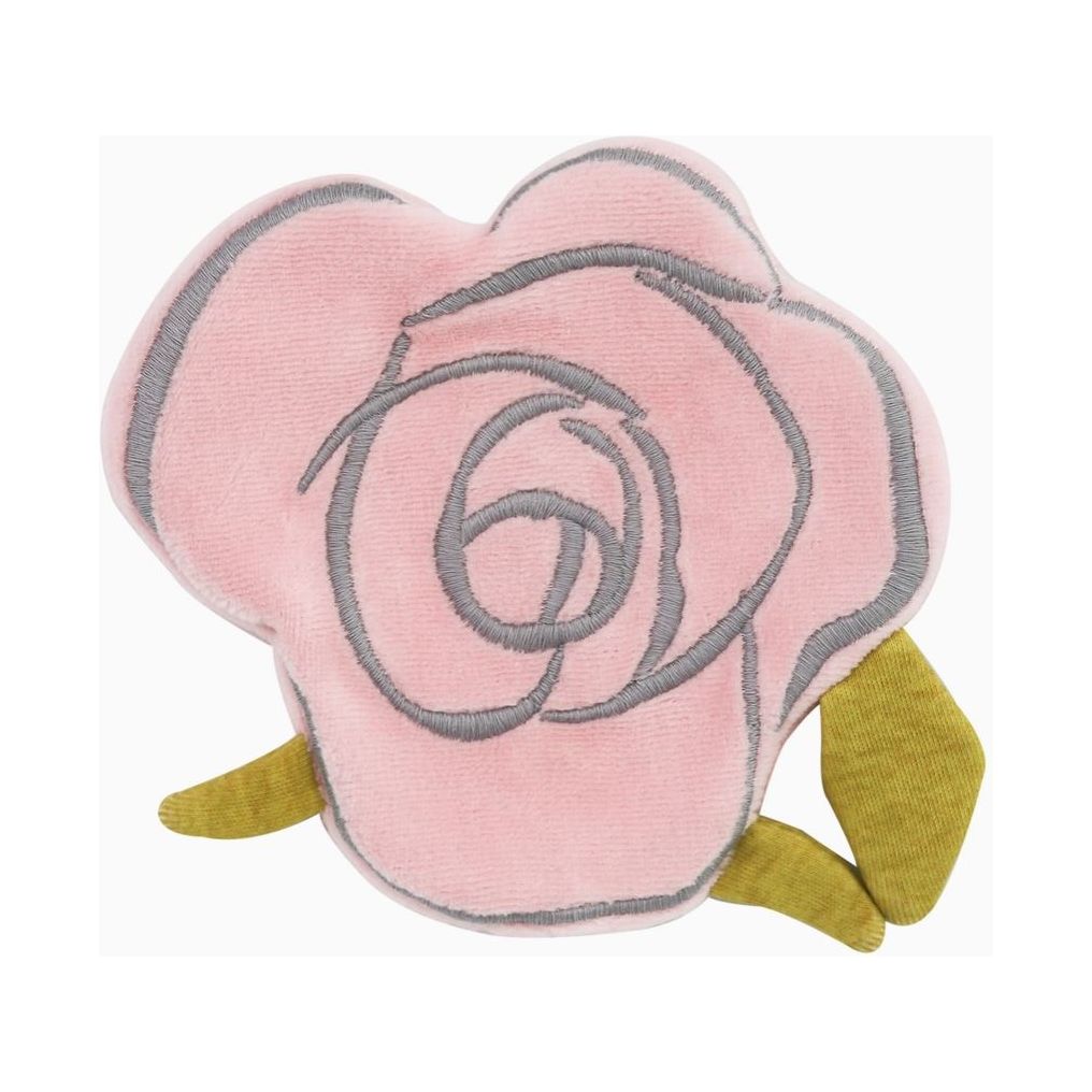 Tikiri Scrunchies- Flower Rose with Crinkle Pacifiers and Teething Tikiri   