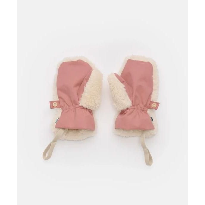 7AM Sherpa Mittens - Benji Appliqué Gloves &amp; Mittens 7AM 6-12M Rose Dawn