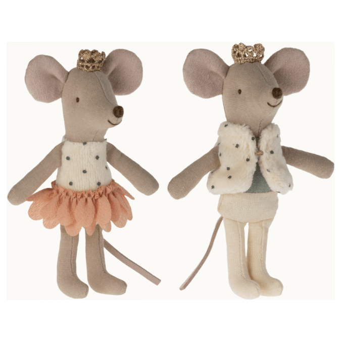 Maileg Royal Twins, Little Sister and Brother in Box 23 Mice Maileg   
