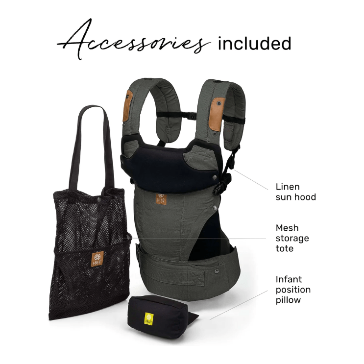 Lillebaby Elevate 6-in-1 Baby Carrier- Pewter Baby Carriers Lillebaby   