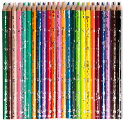 eeBoo Seaside Garden 24 Watercolor Pencils Pencils eeBoo   