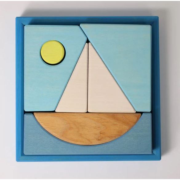 Grimm's Building Set Blue Building Sets Grimm's