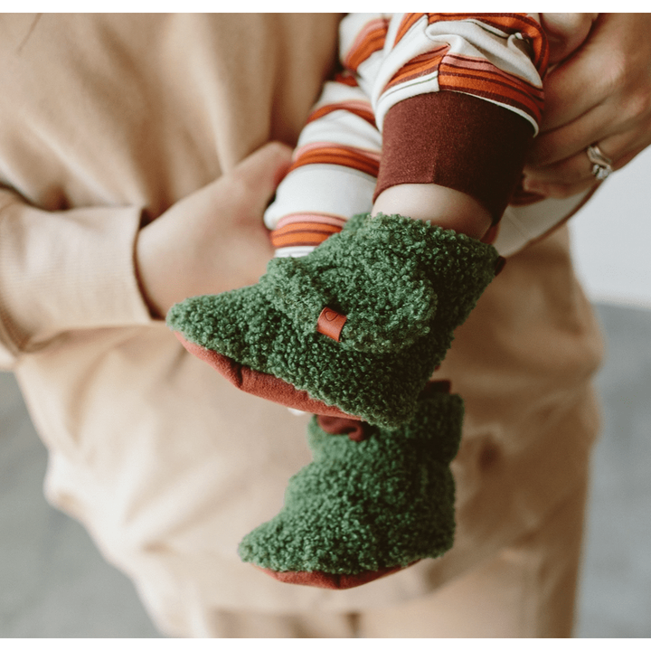 Goumi Sherpa Baby Stay-On Boots Footie Goumikids   