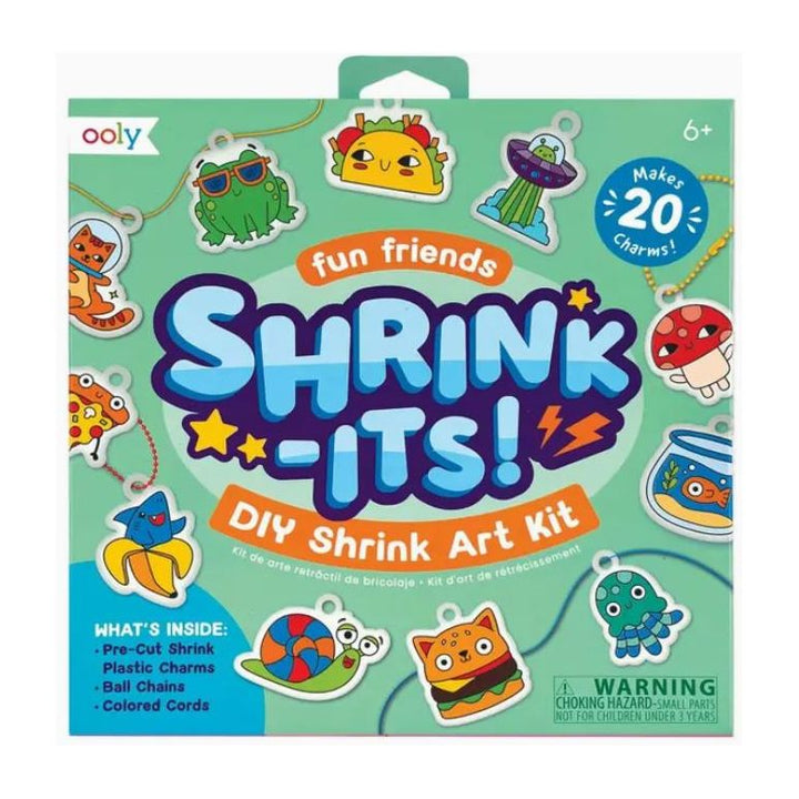 Ooly Shrink-Its! D.I.Y. Shrink Art Kit - Fun Friends childrens crafts Ooly   